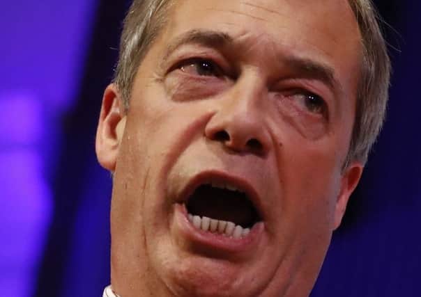 Brexit Party leader Nigel Farage. Picture: Tolga Akmen/AFP/Getty Images