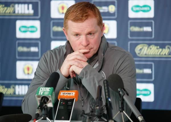Celtic manager Neil Lennon. Picture: Steve Welsh/William Hill/PA Wire