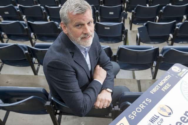 Eric Black promotes Premier Sports' TV coverage of the Aberdeen v Celtic Scottish Cup semi-final. Picture: Jeff Holmes