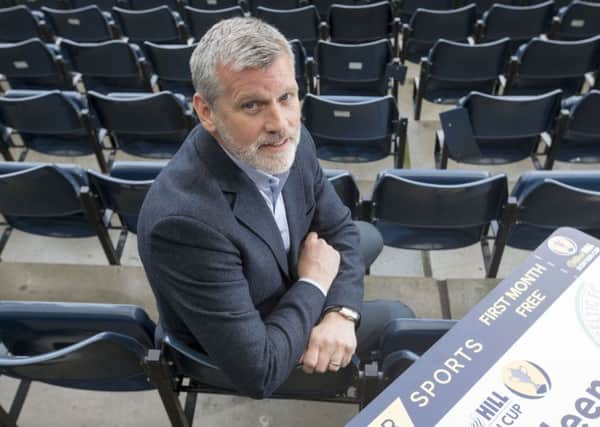 Eric Black promotes Premier Sports' TV coverage of the Aberdeen v Celtic Scottish Cup semi-final. Picture: Jeff Holmes