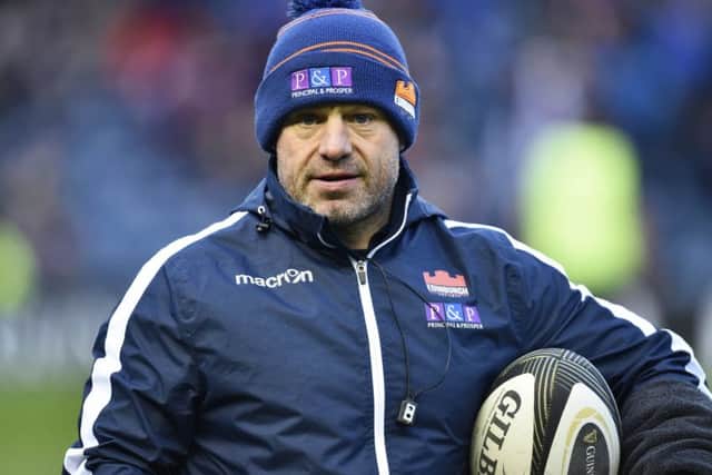 Edinburgh Head Coach, Richard Cockerill. Pic: SNS/Rob Casey