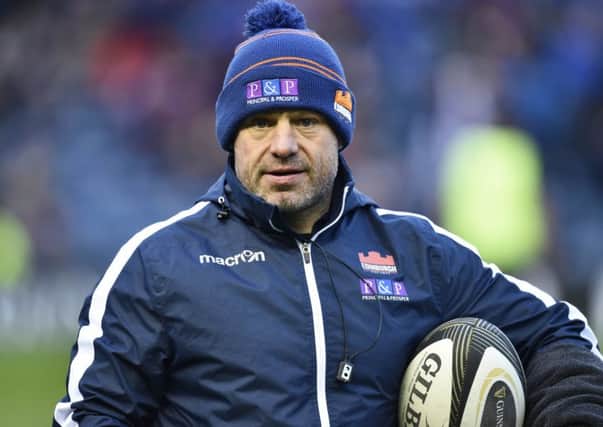Edinburgh Head Coach, Richard Cockerill. Pic: SNS/Rob Casey