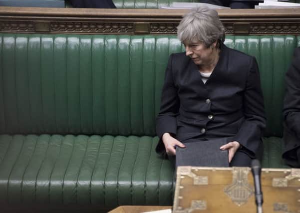 Prime Minister Theresa May giving her statement in the House of Commons, London on the latest situation with Brexit. Picture: UK Parliament/Jessica Taylor /PA Wire