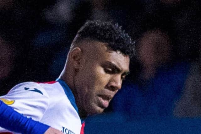Stranraer's Joao Vitoria scored against Raith. Pic: SNS/Paul Devlin