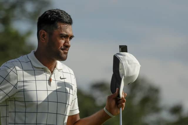 The announcement about the final-day tee times was made as Tony Finau stormed into contention with a 64. Picture: Getty Images