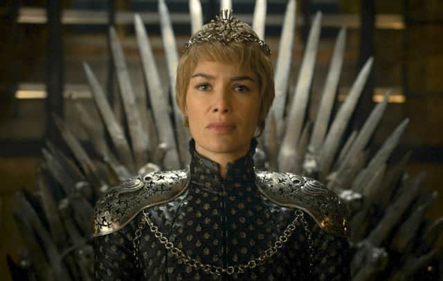 Lena Headey as Cersei Lannister in a scene from "Game of Thrones." The final season premiered this week. (HBO via AP)