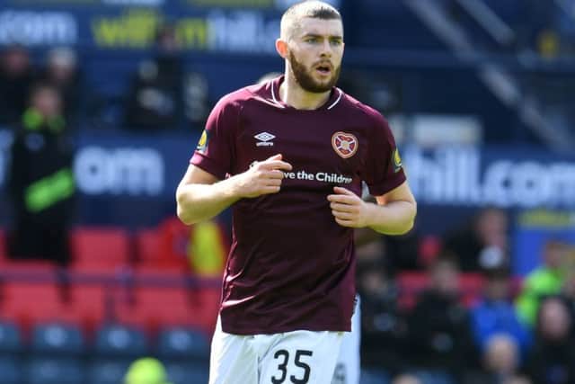 Aidan Keena was a surprise selection by Hearts for their Scottish Cup semi-final.