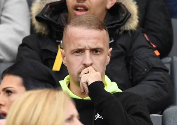 Leigh Griffiths watches as Celtic beat Aberdeen 3-0 in Sundays Scottish Cup semi-final at Hampden. Picture: Craig Williamson/SNS