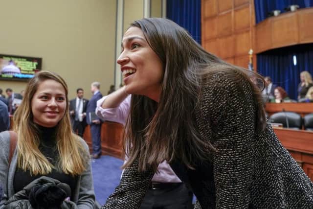 US politician Alexandria Ocasio-Cortez and the youth-led Sunrise Movement has captured the public imagination with a plan for a Green New Deal (Picture: J Scott Applewhite/AP)