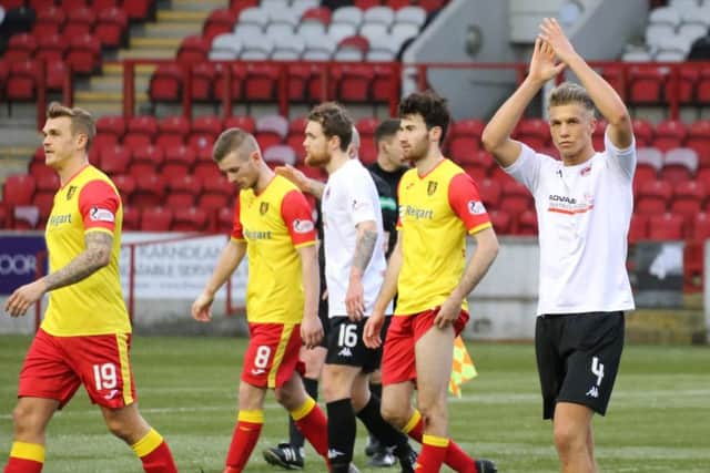 Clyde have lost the points they gained from beating Albion Rovers in February (pic by Craig Black Photography)