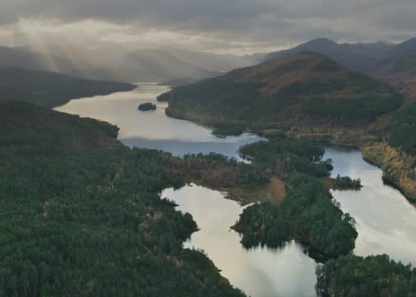 Stunning Glen Affric features in the new series of Scotland from the Sky. PIC: HES.