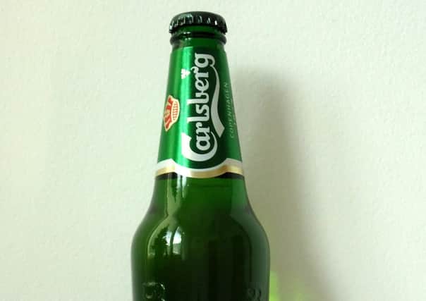 A bottle of Carlsberg. Picture: Wikimedia Commons.
