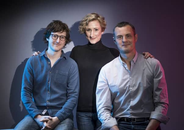 L-R: Dave Ward, Jessica Mullen, and Nathan Fulwood. Picture: Euan Myles.