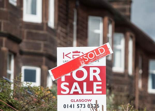 Average house prices in Scotland have fallen