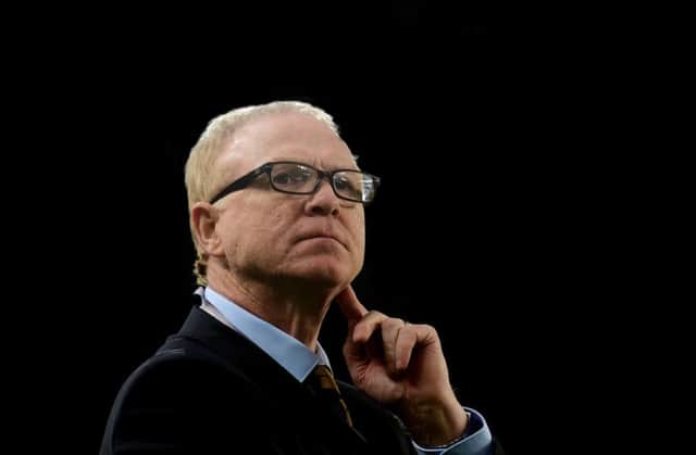 Alex McLeish could learn his fate at Thursday's meeting at Hampden. Picture: SNS Group