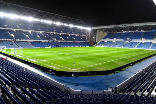 A general view of Ibrox