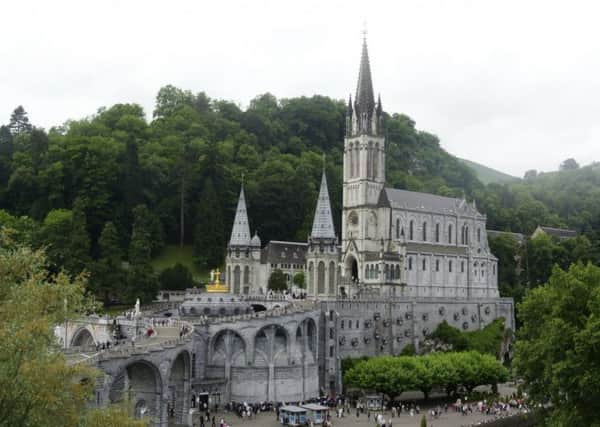A trip to the Rosary Basilica of Lourdes features in Sinead Gleeson's new book Constellations (Leighanne Higgins/SWNS)