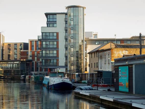 Barges moored on the Union canal will soon be joined by floating hotels.