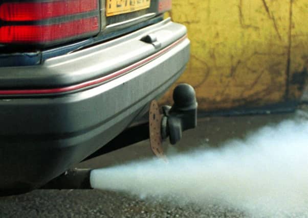 Vehicle emissions cause air pollution