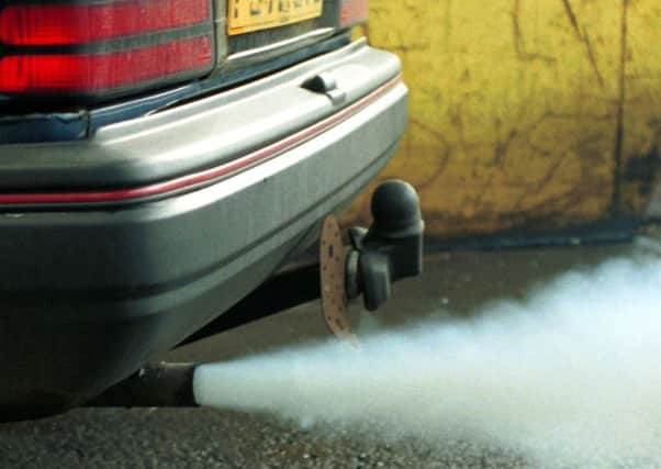 Vehicle emissions cause air pollution