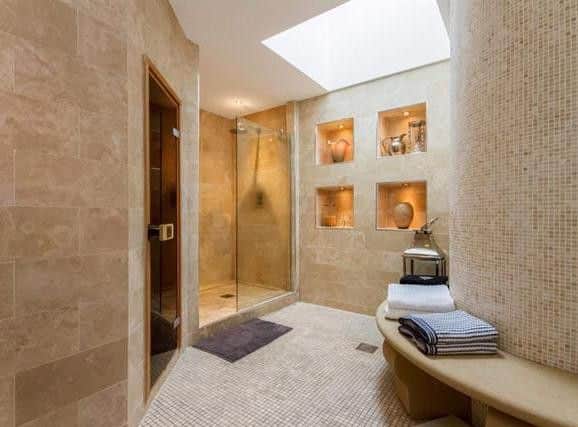 New owners can relax in the spa area, found at the rear of the property.