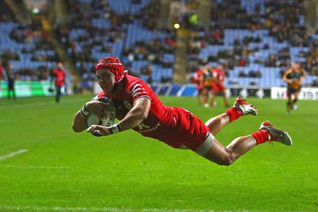 Toulouse's flying South African winger Cheslin Kolbe. Picture: Geoff Caddick/AFP/Getty