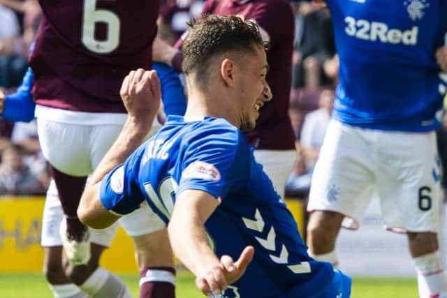 Comfortable in defence and scored Rangers' third. 8 (Pic: SNS/Craig Williamson)