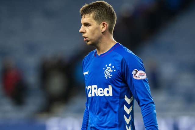 His tackle got the ball rolling for Rangers' first. 7 (Pic: SNS/Alan Harvey)