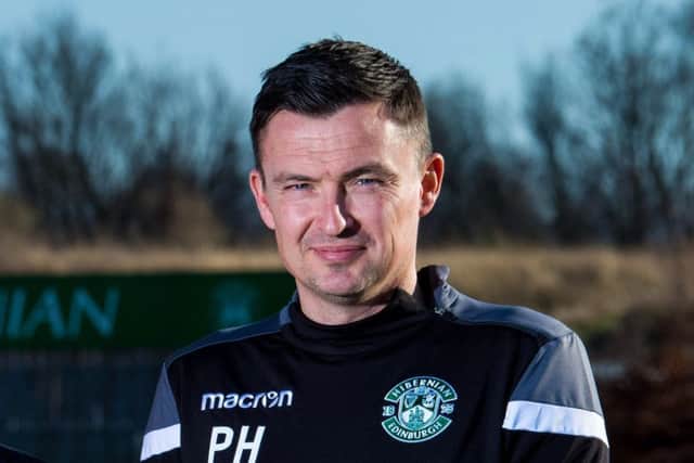 Hibernian manager Paul Heckingbottom. Pic: SNS/Ross Parker