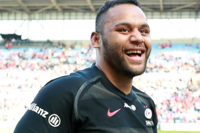 Billy Vunipola celebrates after the Champions Cup Semi Final match between Saracens and Munster. Pic: David Rogers/Getty