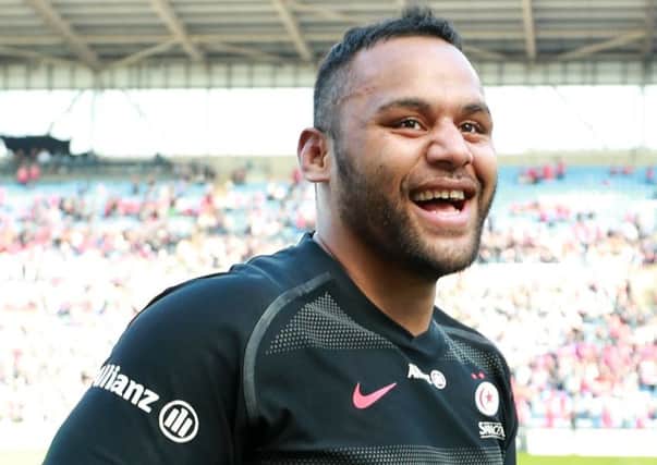 Billy Vunipola celebrates after the Champions Cup Semi Final match between Saracens and Munster. Pic: David Rogers/Getty