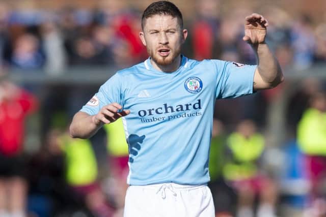 John Baird scored for Forfar as they move back into second. Pic: SNS/Ross MacDonald