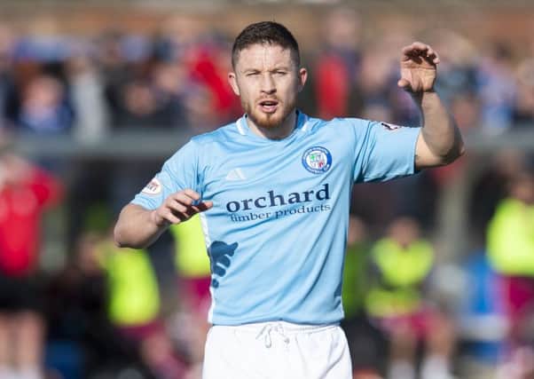 John Baird scored for Forfar as they move back into second. Pic: SNS/Ross MacDonald