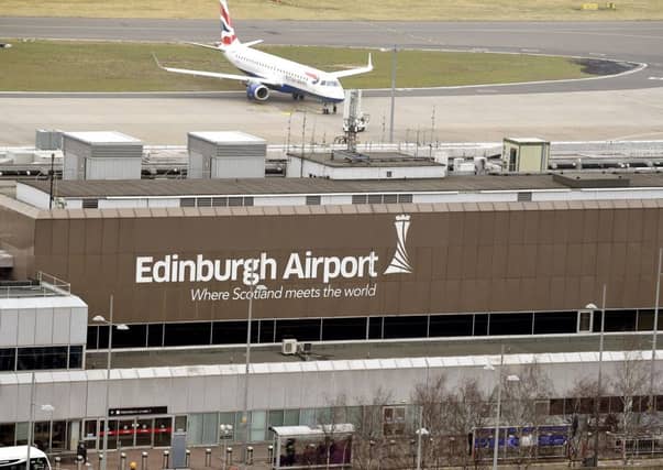 Edinburgh Airport. Picture: Lisa Ferguson
