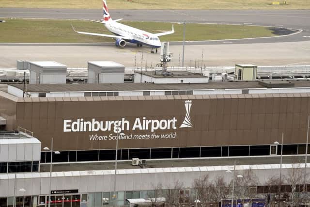 Edinburgh Airport. Picture: Lisa Ferguson