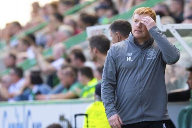 Lennon: warned players to focus on winning title. Picture: SNS Group