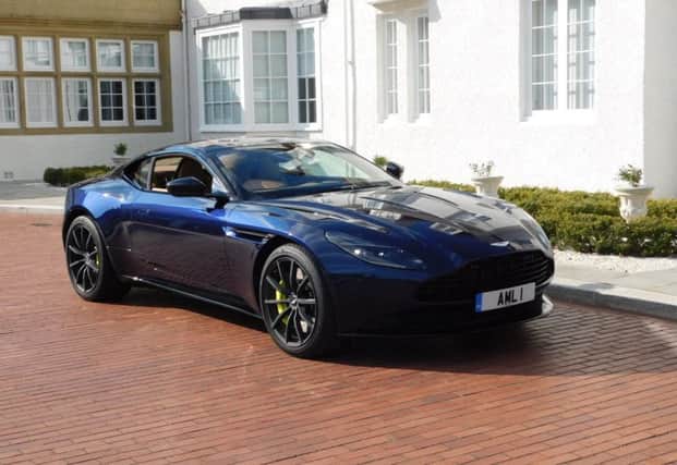 The Aston Martin DB11 AMR, pictured outside the Trump Turnberry resort, Ayrshire. Picture: Kevin Stewart