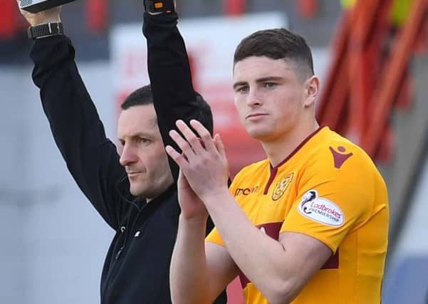 Jake Hastie was a second half substitute in the draw with Hamilton Accies. Picture: SNS
