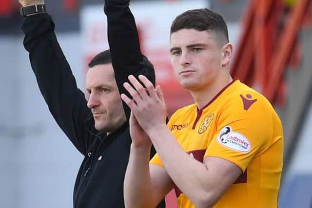 Jake Hastie was a second half substitute in the draw with Hamilton Accies. Picture: SNS