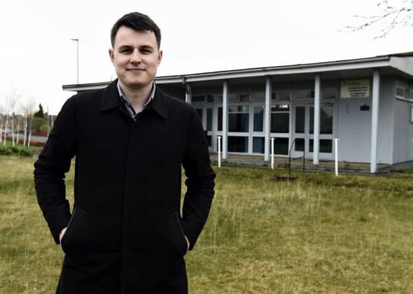 Pic Lisa Ferguson 08/04/2109
Sam Elliot of Bonnyrigg After School Club at the former Poltonhall Bowling Club.
