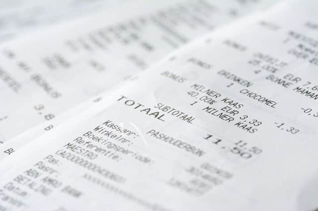 Campaigners call for ban on printed receipts. Picture: Pixabay