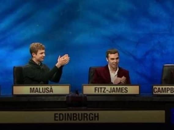 Edinburgh University win University Challenge. Picture: BBC iPlayer