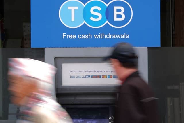 Dozens of TSB banks across the country are to go on reduced hours. Picture: PA