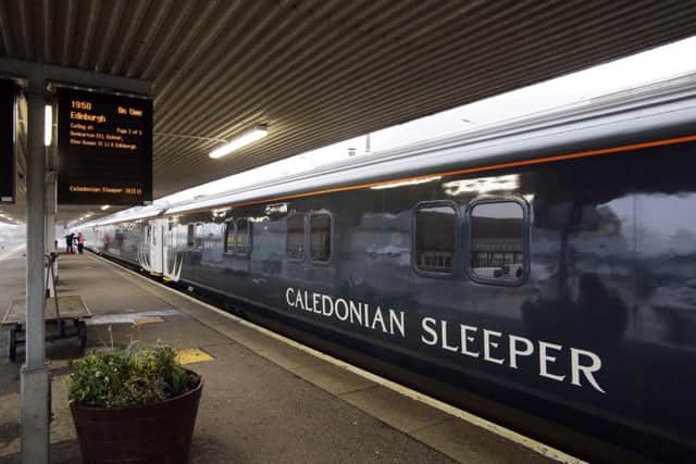The new Caledonian Sleeper will begin the run from Edinburgh to London on Sunday