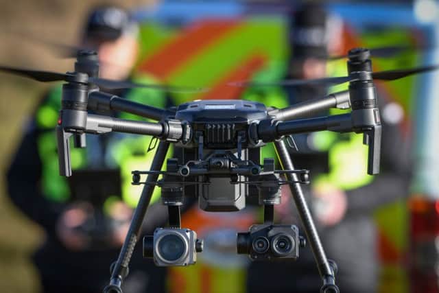 Drones will be deployed by police to aid searches for missing people. Picture: Police Scotland