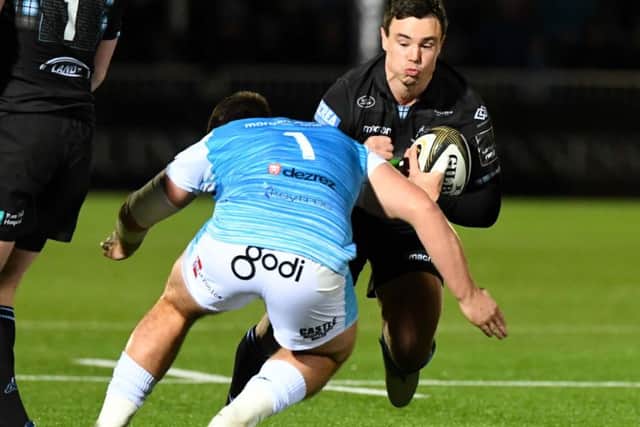 Lee Jones in action for Glasgow in the Pro14. Pic: SNS/Gary Hutchison