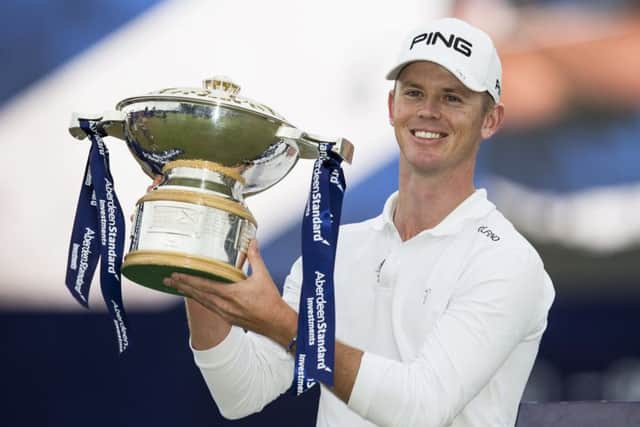 South Africa's Brandon Stone after winning the Scottish Open at Gullane last year. The tournament is staying in East Lothian. Picture: SNS