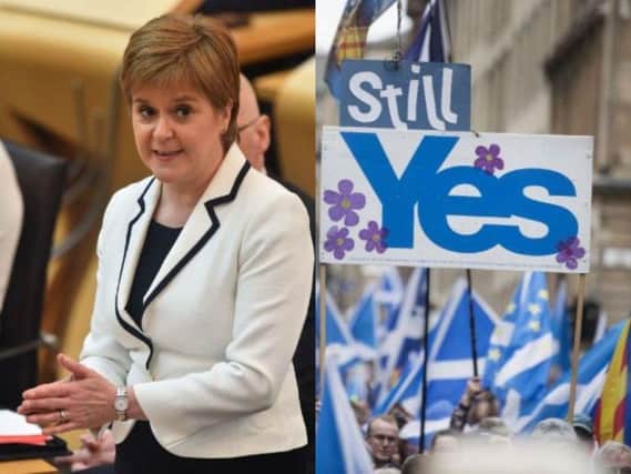 Nicola Sturgeon talked to MSPs about the timing for a second independence referendum.