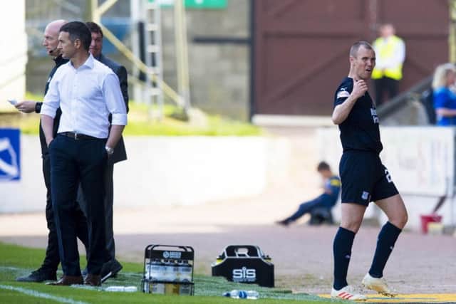 Frustration for
Kenny Miller as Dundee go down to St Johnstone in Perth. Picture: SNS