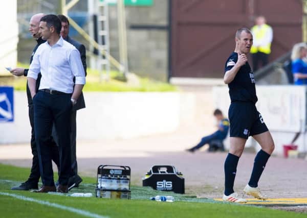 Frustration for 
Kenny Miller as Dundee go down to St Johnstone in Perth. Picture: SNS
